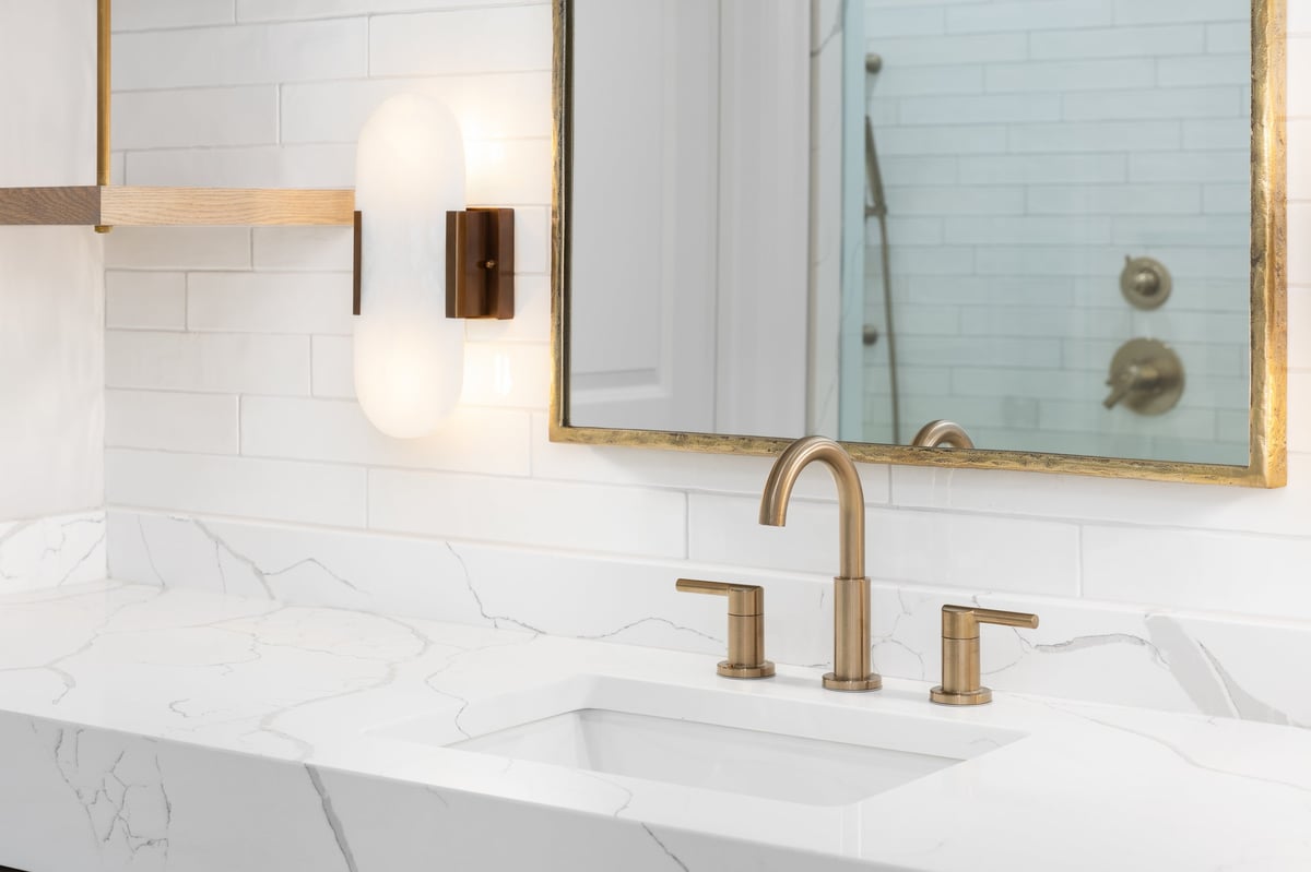 Marble bathroom restoration